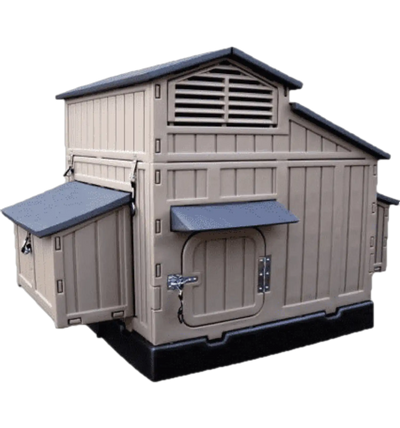 Snap Lock Formex Large Plastic Chicken Coop Up to 8 Chickens New