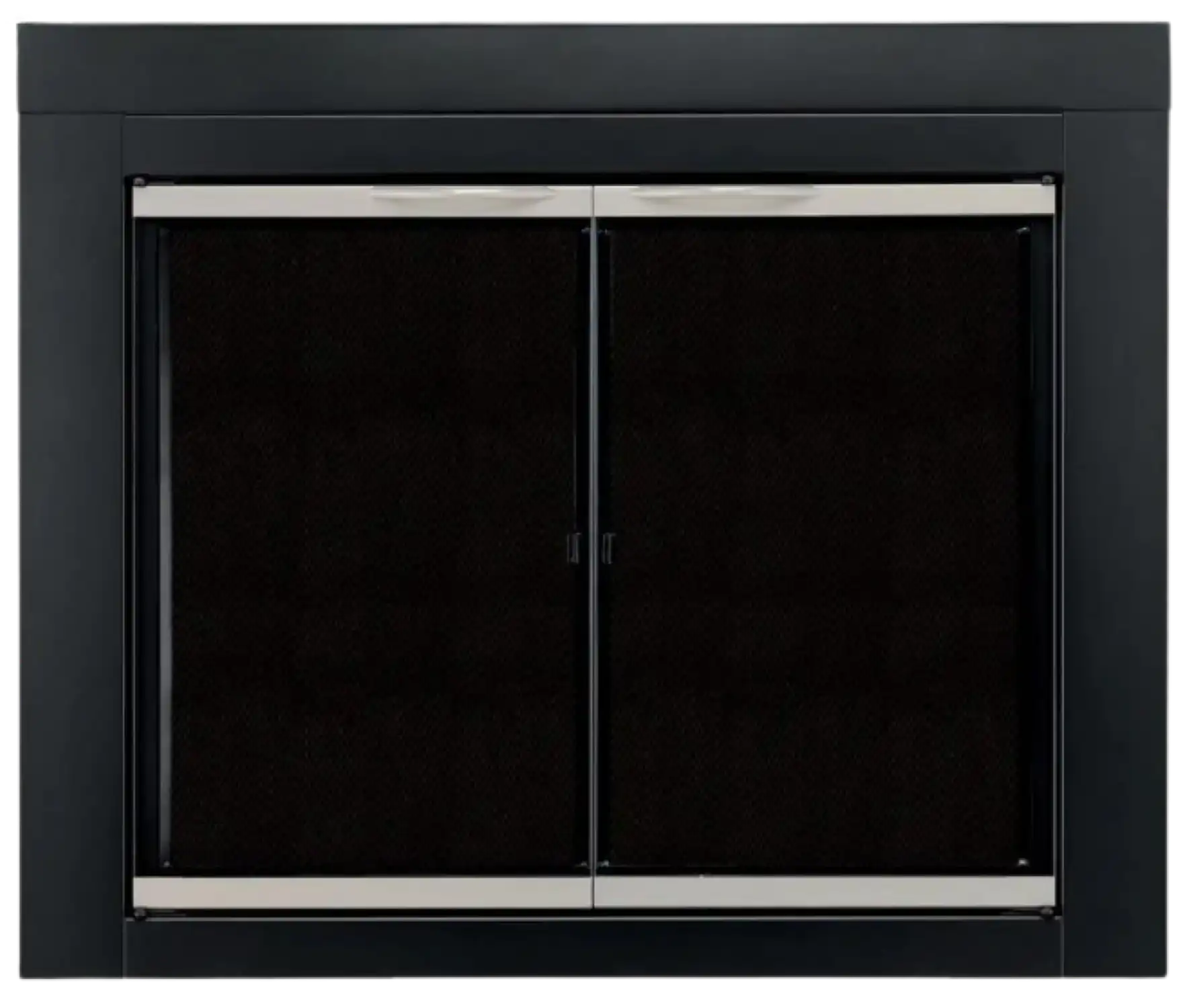 Pleasant Hearth Alsip Medium 32.5 by 37 in. Opening Glass Fireplace Doors New