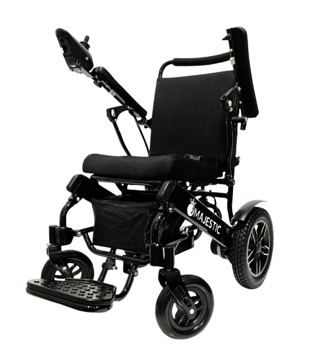 ComfyGO IQ-8000 Majestic Plus 20" Seating Area Remote Controlled Travel Folding Electric Wheelchair New