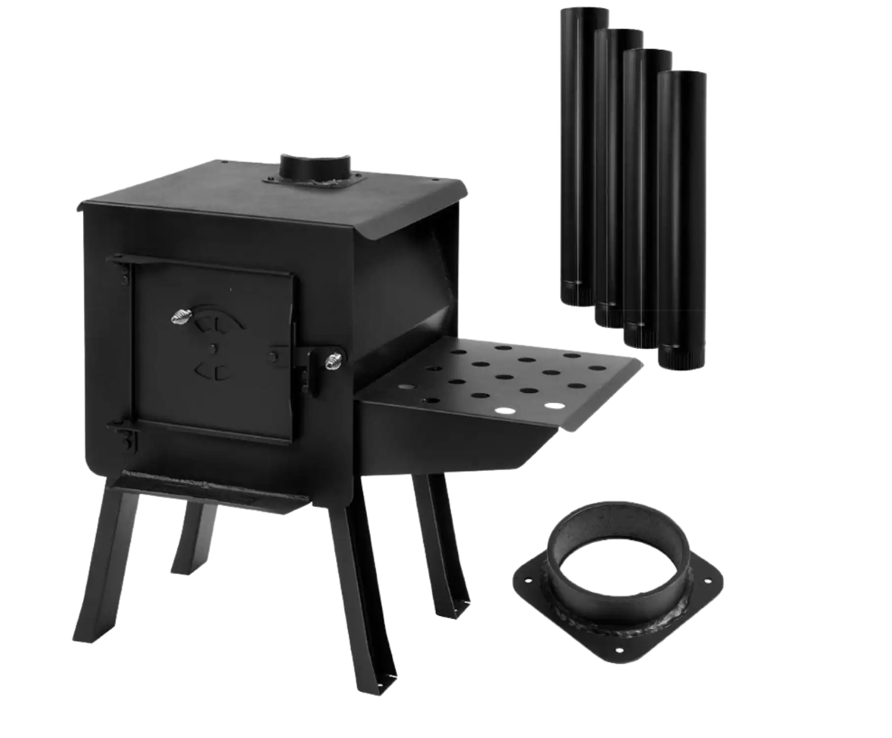 England's Stove Works ESW0033 Black Bear Kit 1.8 Cu. Ft. Wood Burning Camp Stove New