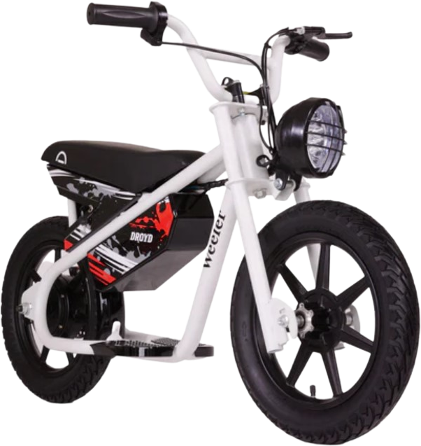 Droyd Weeler Mini E-Bike 24V 8Ah 200W 10 MPH New White