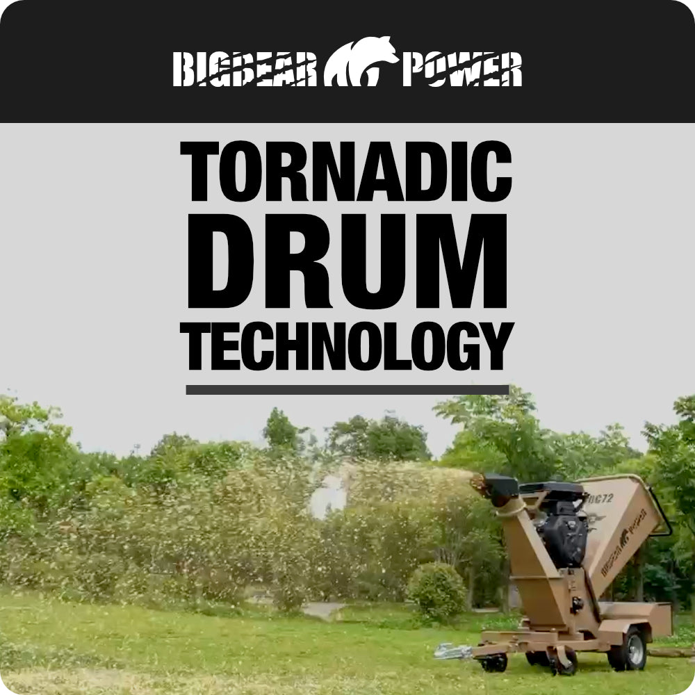 BigBear Power BBC72 Tornadic Wood Chipper 7