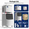Cotlin T60A Commercial Ice Maker 22" Air Cooled 550 lbs/Day with 350 lbs. Storage New