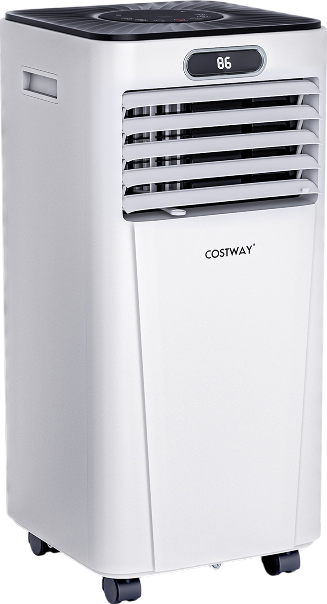 Costway 4-in-1 Portable Air Conditioner 10000 BTU with Dehumidifier and Fan Mode New