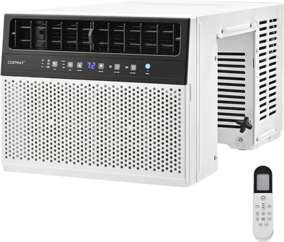 Costway 10000/12000 BTU Window Air Conditioner w/ Remote 98457632 New