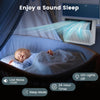 Window air conditioner with remote control, 10000 BTU, featuring sleep mode and low noise design for peaceful sleep.