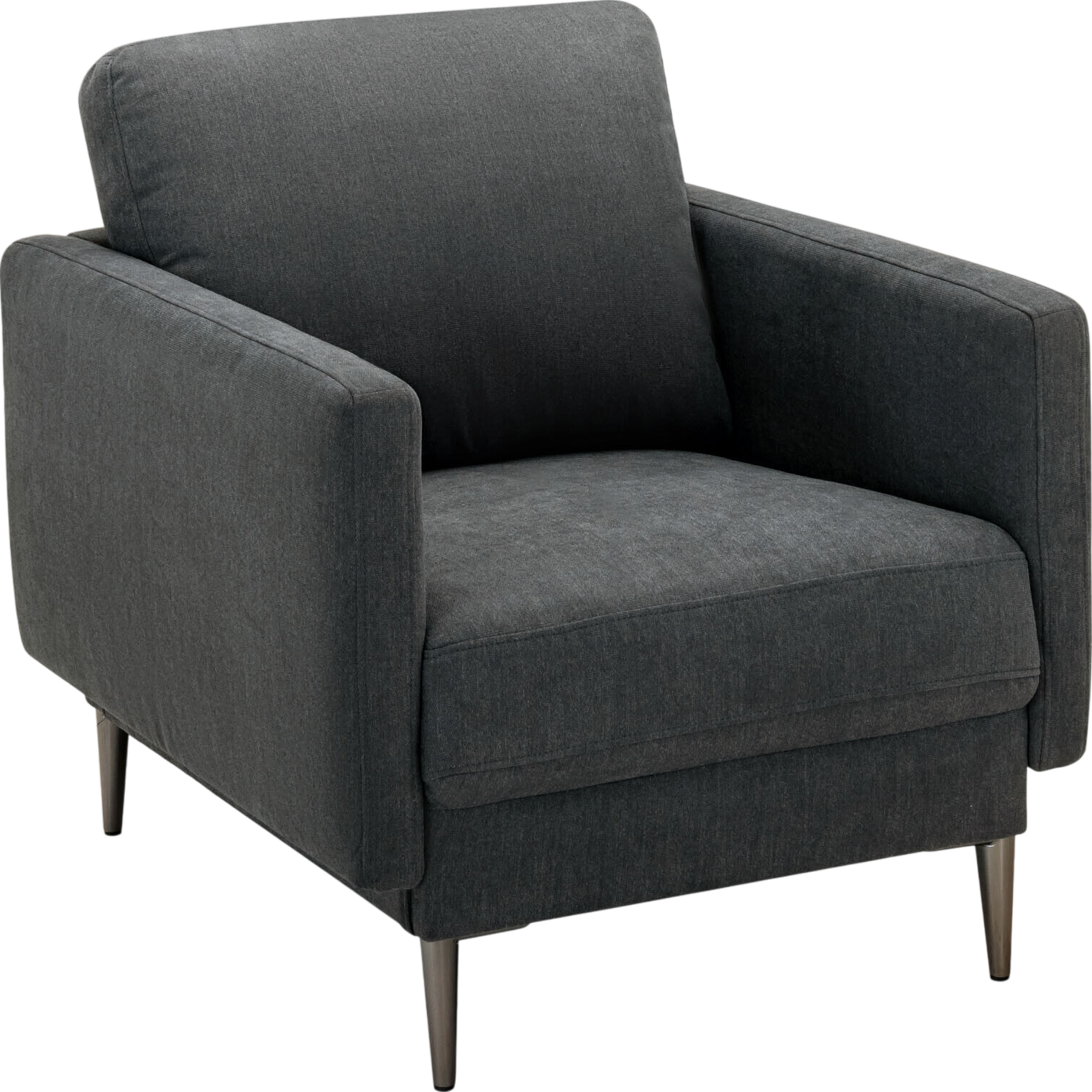Costway Upholstered Accent Chair with Removable Backrest Cushion New
