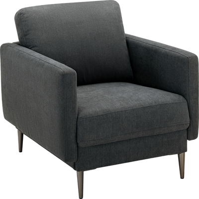Costway Upholstered Accent Chair with Removable Backrest Cushion New
