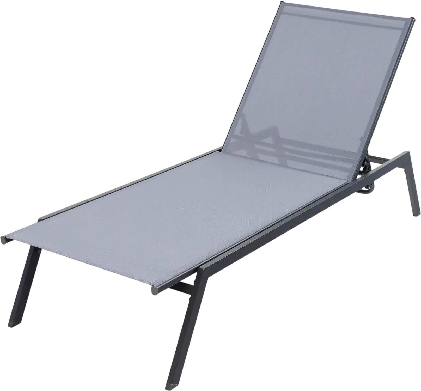 Costway Outdoor Adjustable Chaise Lounge Chair Lay Flat Quick-Drying Fabric 21647985 New
