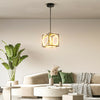 Modern LED Pendant Light with 42 Inches Adjustable Suspender-Black - Gallery View 1 of 12