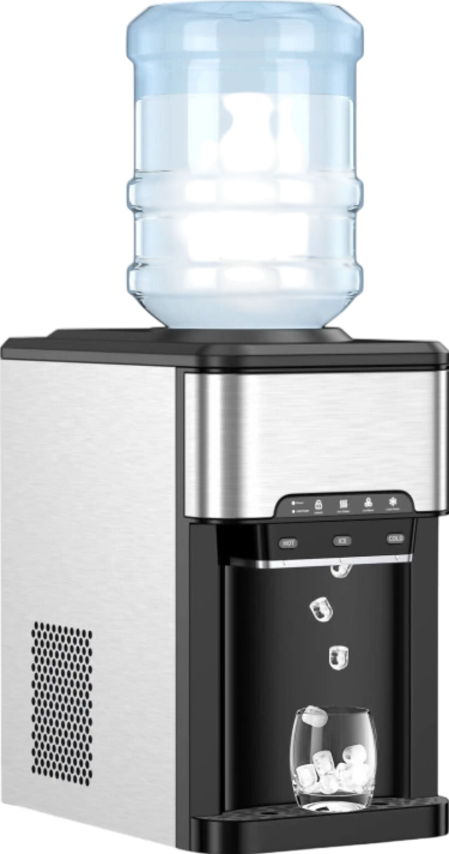 Costway Water Cooler Dispenser 3-in-1 with Built-in Ice Maker New