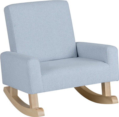 Costway Kids Rocking Chair Solid Wood Legs 86253917 New