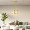 Modern LED Pendant Light with 42 Inches Adjustable Suspender-Golden - Gallery View 1 of 12