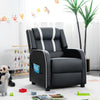 Kids Recliner Chair with Side Pockets and Footrest-White - Gallery View 1 of 13