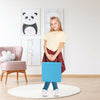 6 Pieces 15 Inches Square Toddler Floor Cushions Flexible Soft Foam Seating with Handles-Blue - Gallery View 1 of 13