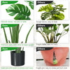 4 feet artificial Monstera Deliciosa tree with 10 leaves in a solid pot, perfect for indoor and outdoor decoration.