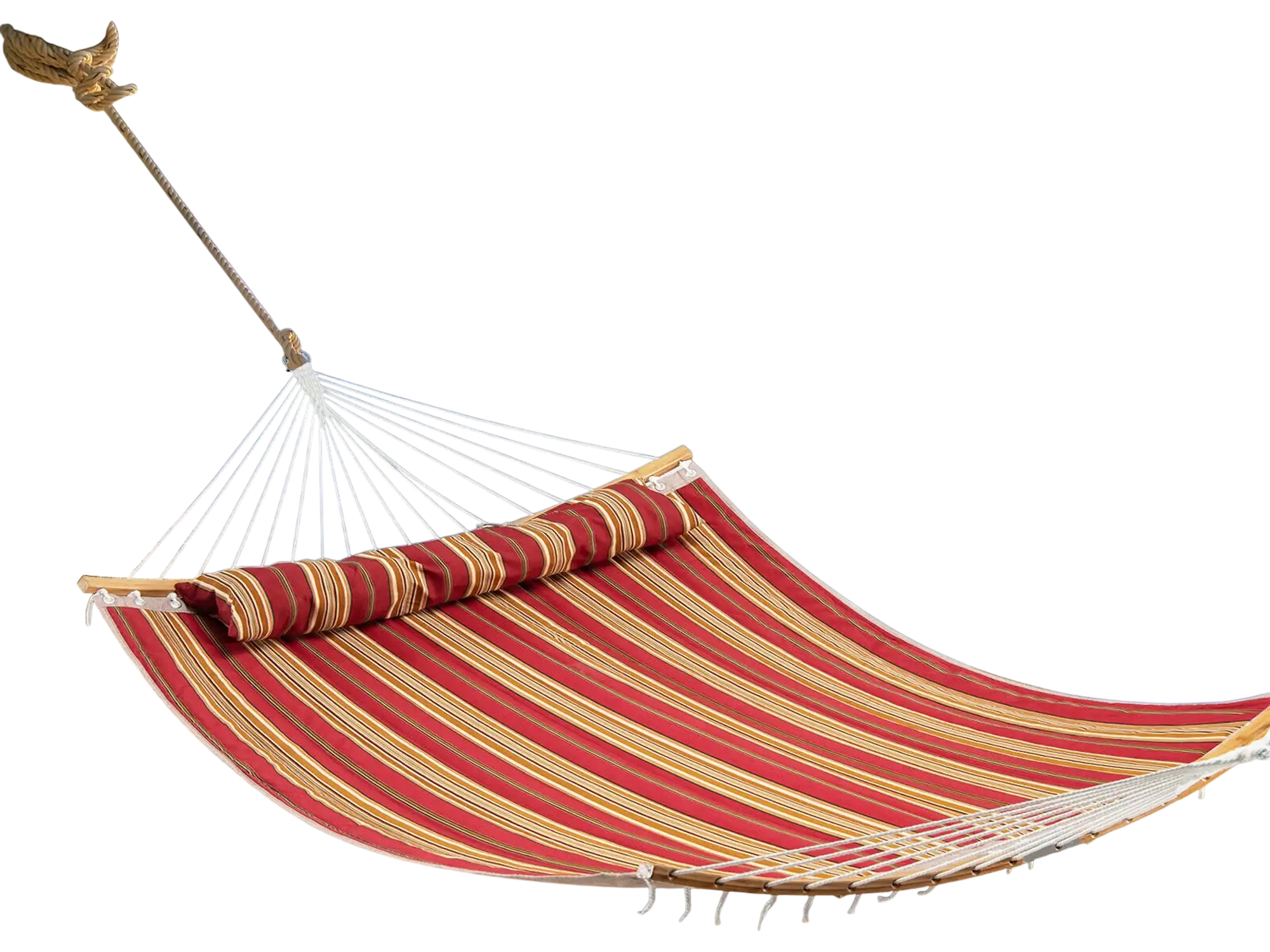 Costway Outdoor Hammock Detachable Pillow Red 35742891 New