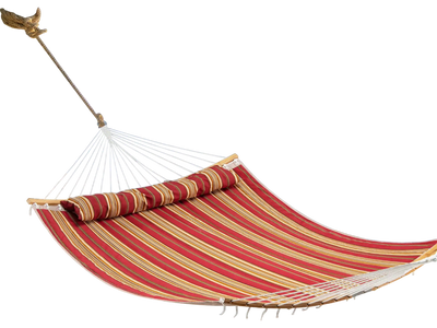 Costway Outdoor Hammock Detachable Pillow Red 35742891 New