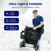 Vocic V81 Power Wheelchair Ultra-Light Carbon Fiber Foldable 12.5 Mile Range 3.7 MPH 12Ah New