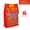 20-pound bag of 100% natural apple wood pellets for pellet grills, ideal for adding fruity flavor to grilled foods.