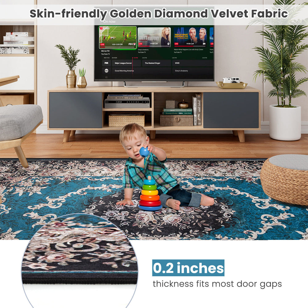 Area Rug with Non-Shedding Surface and Anti-slip Bottom-M - Gallery View 1 of 10