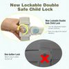 Toddler bed rail with adjustable height, double safety lock, and anti-collision cotton for enhanced child safety.