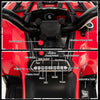 Close-up of the control panel on the 12V Kids Ride On ATV, featuring MP3, USB sockets, and speed controls for kids' fun.