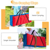 Giant carry storage bag for 4 in a row game, featuring ergonomic handles and durable zipper for easy transport.