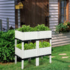 Set of 4 Elevated Flower Vegetable Herb Grow Planter Box - Gallery View 1 of 12