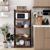 3/5-Tier Industrial Bookshelf Storage Shelf Display Rack with Adjustable Shelves-5Tier - Gallery View 1 of 14