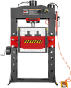 100 Ton H-Frame Air/Hydraulic Shop Press with Hand Winch,  Fully Welded Steel Frame,  Safety Guard,  Foot Pedal Control,  HSP100