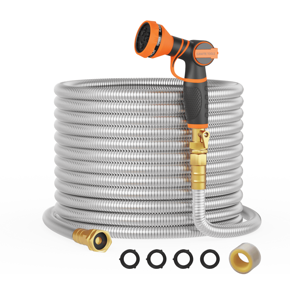 Giraffe Tools Stainless Steel Water Hose 5/8" - New