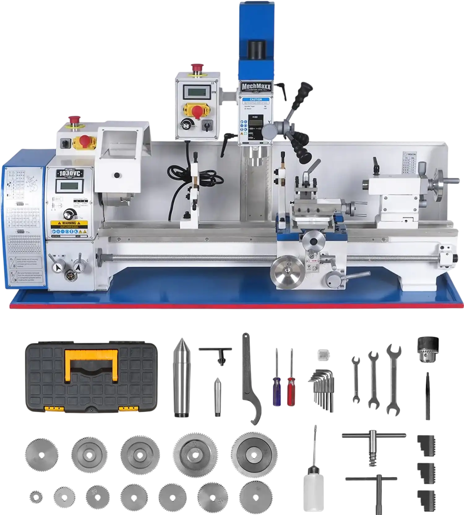 MechMaxx 1030VC Combination Lathe Milling Machine 1.5 HP 10