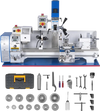 1.5 HP 10'' x 30'' Combination Lathe Milling Drilling Machine, 1.5'' Spindle Bore, 0-2000 RPM Variable Speed, High Precision Benchtop Lathe for Metalworking – Without Stand 1030VC