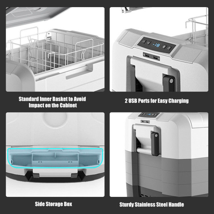 Costway Portable Electric Cooler 70QT Camping Car Refrigerator New