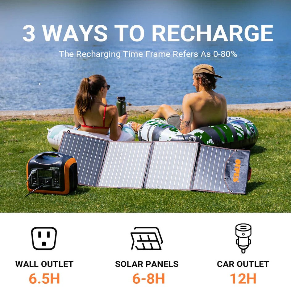 Oupes UPP-1200 Portable Power Station 1200W/3600W 992Wh New  FactoryPure