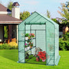 Walk-in Greenhouse 56 x 56 x 77 Inch Gardening with Observation Windows-Green - Gallery View 1 of 13