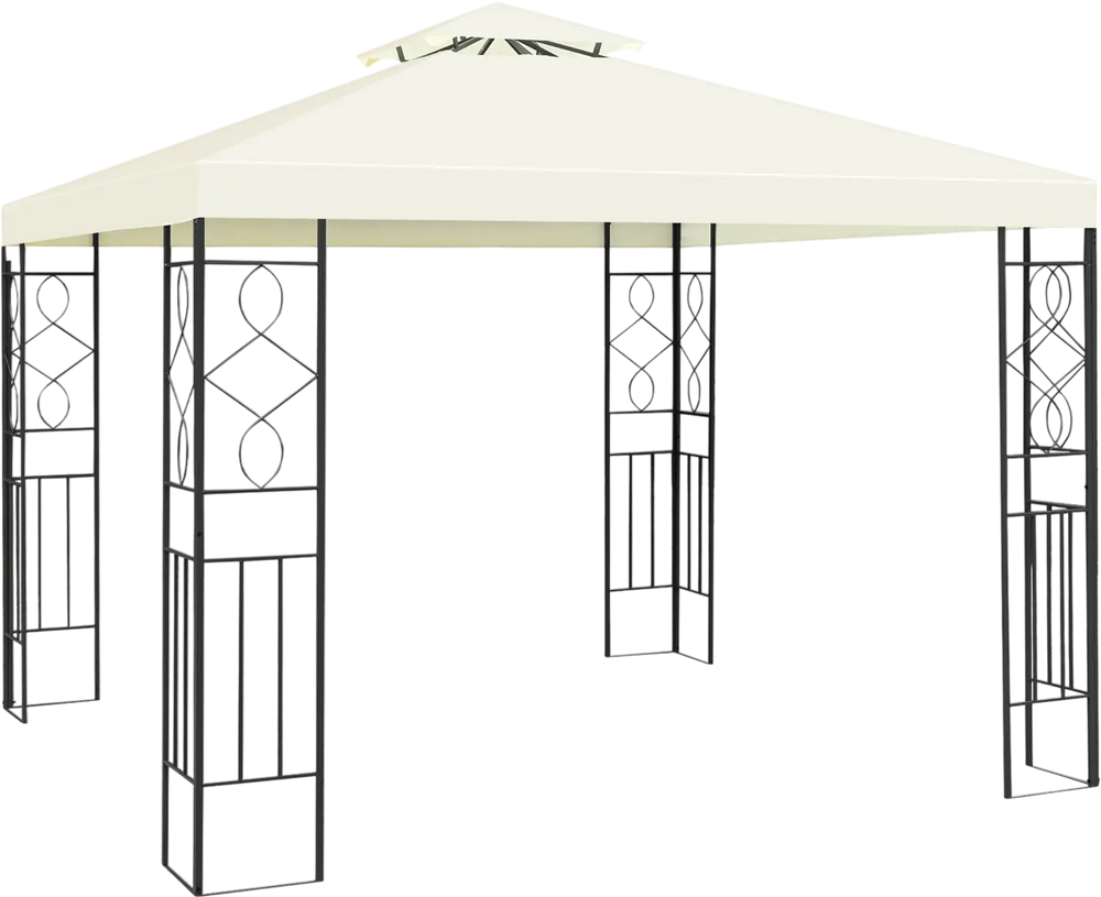 2 Tiers 10 x 10 Feet Patio Gazebo Canopy Tent