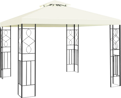 Costway 10' x 10' 2-Tier Patio Gazebo Canopy Tent 68157039 New
