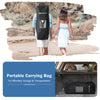 Portable carrying bag for 10 feet inflatable stand-up paddleboard, ideal for easy storage and transportation.
