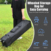 Wheeled storage bag for 13x13 feet pop-up canopy tent, made of durable oxford fabric, ideal for outdoor events.