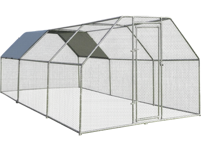 Costway 9.5' x 19' Large Walk-In Chicken Coop 73824950 New