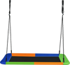 Colorful 60-inch platform tree swing made of durable oxford cloth and metal frame, ideal for indoor and outdoor use.