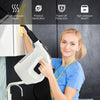 Multipurpose 1400W pressurized steam cleaner in use, featuring high-pressure steam for efficient chemical-free cleaning.