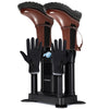 Electric shoe boot dryer for 4 shoes with ozone disinfection, featuring a 180-minute timer and compact design.