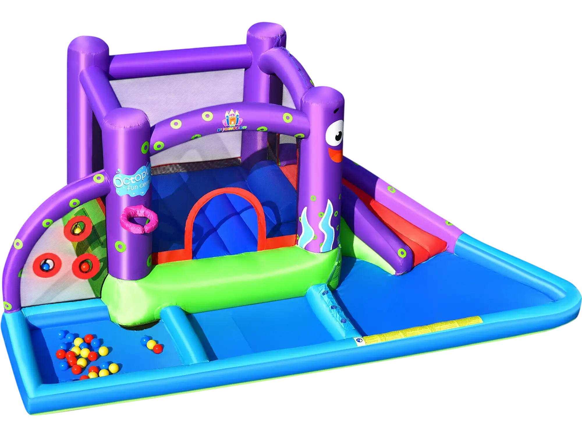 Costway Inflatable Water Slide Castle Without Blower 13275469 New