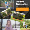 Costway Rectangular Trampoline 8' x 14' with Safety Enclosure Net and Ladder New