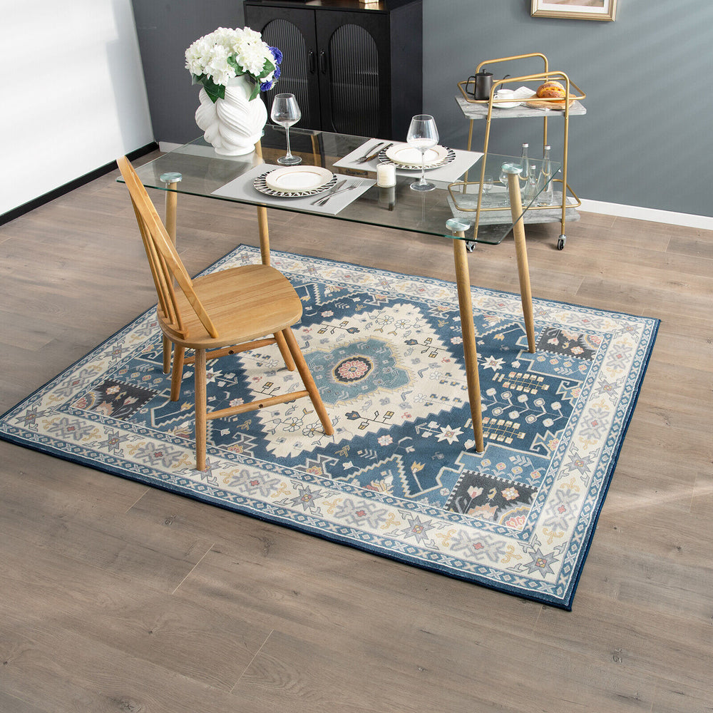 Faux Wool Fabric Area Rugs Doormat-S - Gallery View 1 of 12