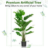 5-foot artificial Monstera deliciosa tree with 15 realistic leaves, ideal for indoor and outdoor decoration.