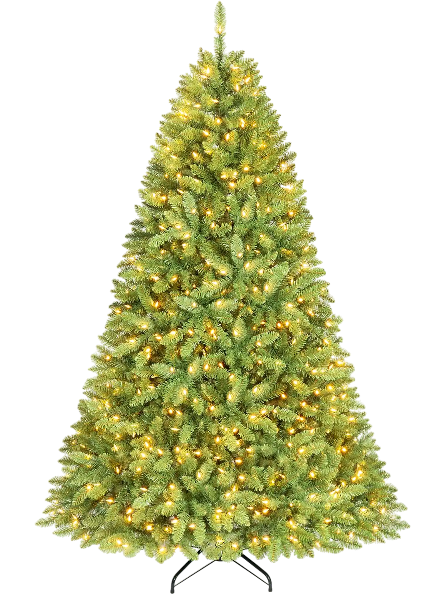 Costway Pre-Lit Artificial Christmas Tree Warm White LED 81642423 New